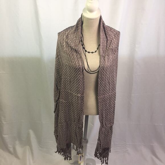 Collection XIIX Space Dye Basket Weave Pashmina - Picture 2 of 13